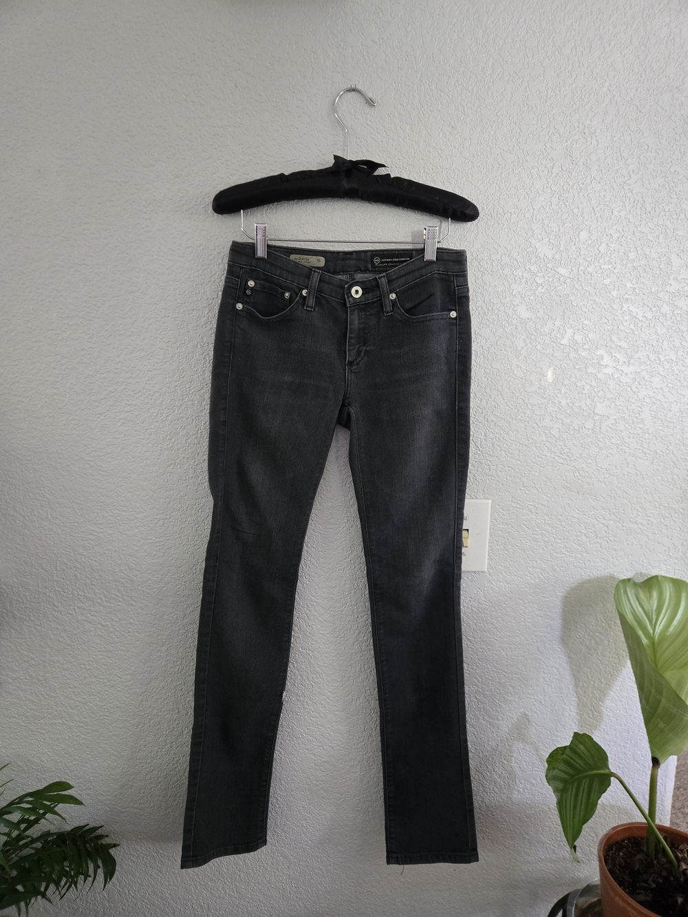 AG Adriano Goldschmied Women’s Dark Grey Slim Skinny Jeans